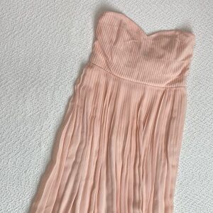 H&M Strapless Blush Dress
